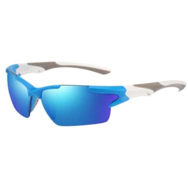 Imagem de Óculos de Sol Polarizado Masculino UV400 Lente Polarizada (Azul Gelo)