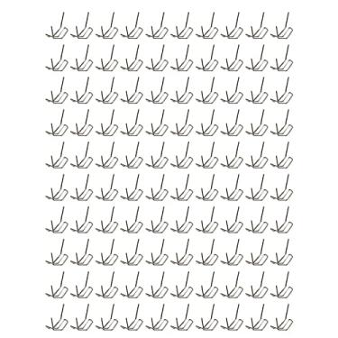 Imagem de GoolRC Conjunto universal de 100 peças/conjunto pré-cortado de 0,6 mm - 0,8 mm para grampeador de plástico, ferramenta de reparo de soldador 8