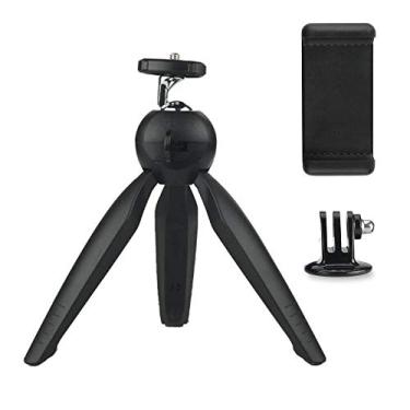 Imagem de Mini Tripé para Celular/GoPro/Câmeras Compactas - Rotação 360º