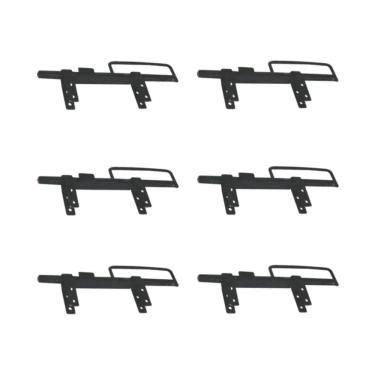 Imagem de Kit 6 Trincos Cavalo com Alça Portão Porteira em Aço 370mm