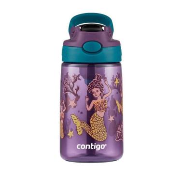 Imagem de Garrafinha Squeeze Infantil Contigo Kids Sereia 414Ml