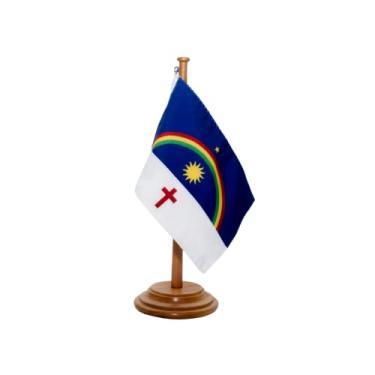 Imagem de Bandeira De Mesa Estado Pernambuco 12x17cm Com Pedestal