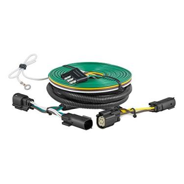 Imagem de CURT 58974 chicote de fiação para veículos rebocados personalizados para reboque de bote, Chevrolet Equinox selecionados com luzes traseiras de LED
