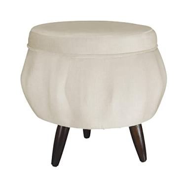 Imagem de Puff Pétala Apoio para Pés Suede - - Ds Estofados