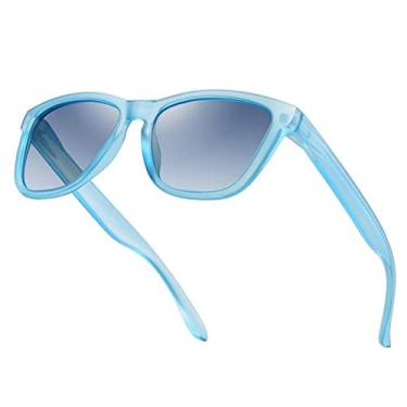 Imagem de Óculos de sol polarizados femininos masculinos moda condução óculos de sol para masculino designer óculos de pesca gafas uv400, azul gradiente azul, como imagem