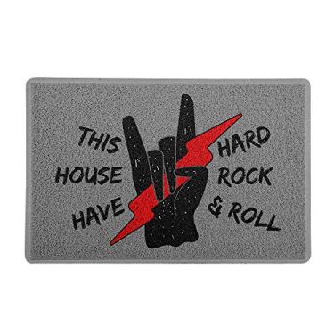 Imagem de Capacho/Tapete 60x40cm - Hard Rock Cinza