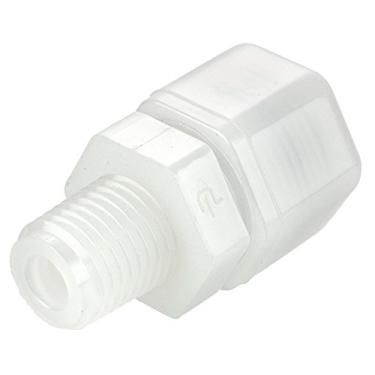 Imagem de Parker Encaixe de plástico N5MC2-pk5, fast-tite, tubo para tubo, nylon, compressão e conector NPTF, 8 mm (pacote com 5)
