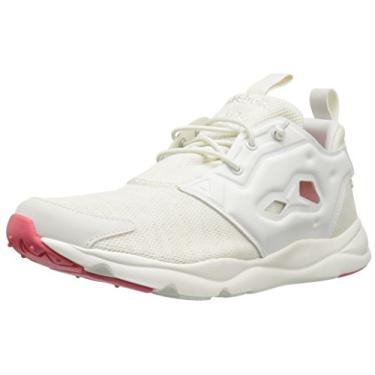 Imagem de Reebok Solado Furylite Feminino de Corrida, Clássico Branco/Giz/Branco/Coral Fogo, 5.5
