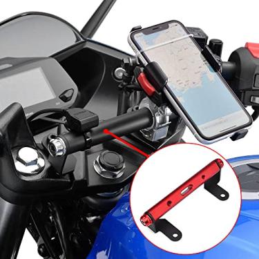 Imagem de Barra de equilíbrio multifuncional para motocicleta barra transversal navegação GPS extensão de suporte de guidão compatível com Suzuki Gixxer SF250 GIXXER 250 SF (B)