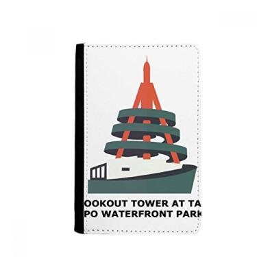 Imagem de Porta-passaporte Hong Kong Tai Po Waterfront Park Notecase Burse capa carteira porta-cartões, Multicolor