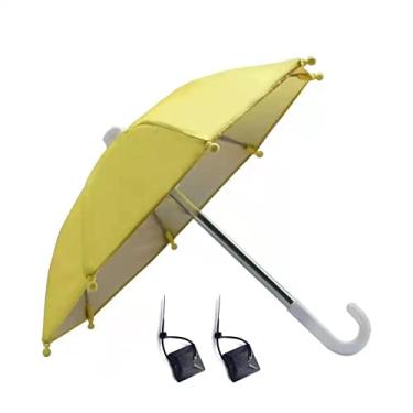 Imagem de Guarda-chuva para telefone, motocicleta, suporte para telefone, guarda-sol, guarda-sol, com laços, navegação para carro, viseira à prova d'água, anti-penetração