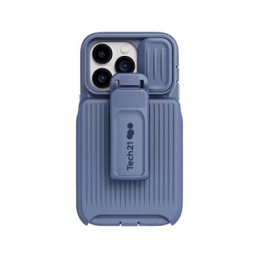 Imagem de Tech21 Capa para iPhone 14 Pro Evo Max compatível com MagSafe® – durável, absorvente de choque e resistente com coldre e proteção multiqueda FlexShock de 6 metros