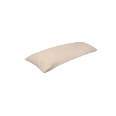 Imagem de Kit 2 Capas/Fronha Para Travesseiro Gigante Almofada de Corpo Inteiro Para Gestante (Bege)