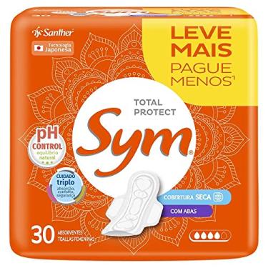 Imagem de ABSORVENTE SYM REGULAR SECA COM ABAS PROMOCIONAL 15X30PADS