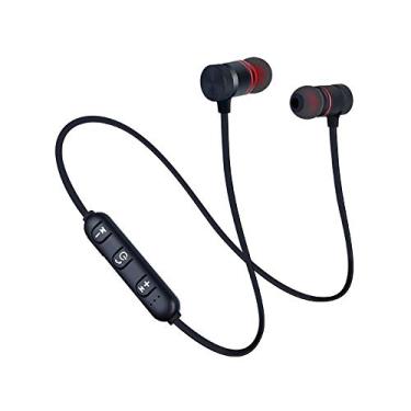 Imagem de CIC Fone de Ouvido Bluetooth 4.1 Magnético Esportivo Metal Sports À Prova d'água Estéreo com Microfone, Preto
