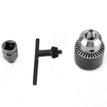 Imagem de Broca de mandril com chave de 13 mm 1/2 x 20 unf chave de mandril 1,5 – 13 mm com adaptador de soquete de 1/2"