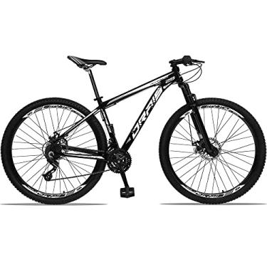 Imagem de Bicicleta Aro 29 Drais 21V Câmbios e Trocador Shimano Freio a Disco MTB PRETO+BRANCO 21