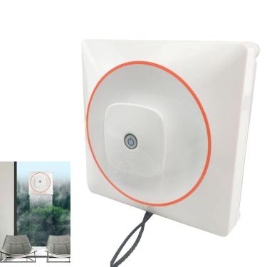 Imagem de Robo Limpa Janela Vidro Inteligente Automatico Loja Vitrine Box Vidraça Sensor Antiqueda Controle Reservatorio Limpeza