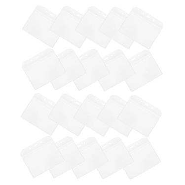 Imagem de STOBOK 50 Unidades Conjunto De Cartões De Vacinação Titulares De Identificação De Plástico Protetor De Cartão Transparente Bolsa De Manga Transparente Pvc Trabalhos Recipiente Polivalente