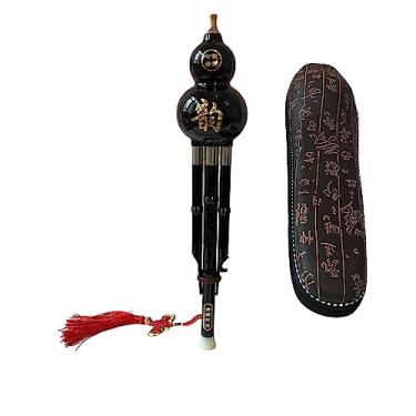 Imagem de Generic flauta instrumento de de bambu com bolsa de armazenamento caso feito à mão flauta tradicional chinesa cucurbit para estudantes iniciante