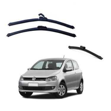 Imagem de Kit Palheta Limpador Parabrisa Para-brisa Volkswagen Fox Crossfox 2003 à 2010