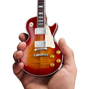 Imagem de Jimmy Page Gibson '59 Les Paul Cherry Sunburst modelo de guitarra de 25 cm
