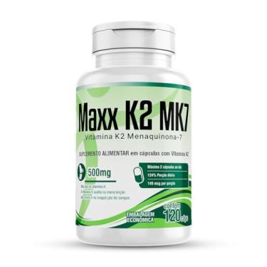 Imagem de Vitamina K2 Mk-7 Menaquinona 120 Cápsulas Maxx K2 Mk-7 2/dia