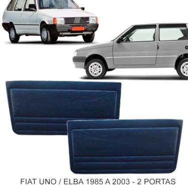 Imagem de PAR FORRO PORTA UNO ELBA 2 PORTAS 85 A 03 PRETO