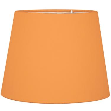 Imagem de C pula De Abajur Tecido Laranja 20x16cm