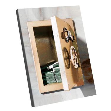 Imagem de Quadro Cofre Milionário -- Br Artes