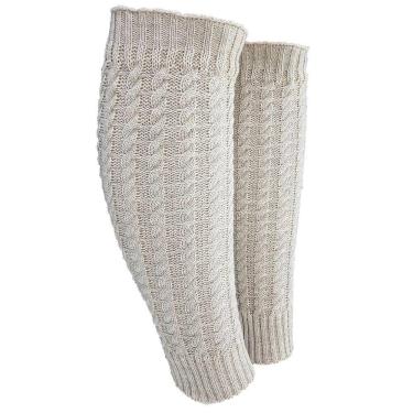 Imagem de Polaina Longa Feminina Tricot Trança - Katlen Tricot