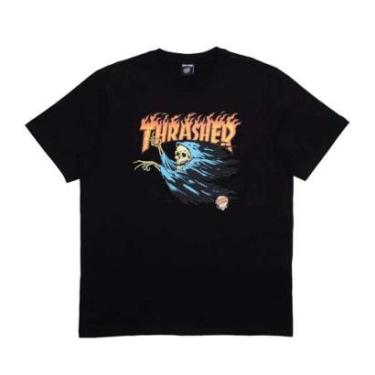 Imagem de Camiseta Thrasher X Santa Cruz OBrien Reaper - Masculino-Masculino