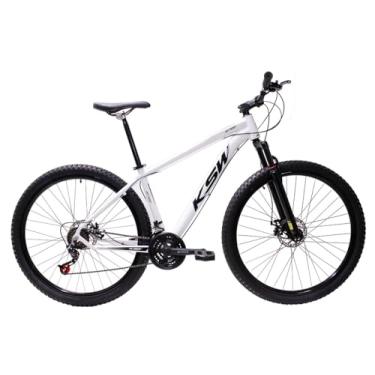Imagem de Bicicleta Aro 29 Bike Ksw Xlt 21 Marchas Alumínio Freio a Disco (Branco, 19)