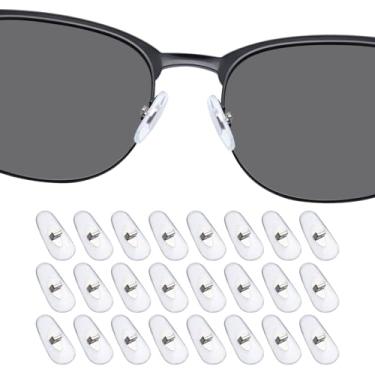 Imagem de DROGO 12 pares de almofadas de nariz de substituição de silicone macio para óculos RayBan RB3534/RB3536/RB3538/RB3604/RB8052/RB8054 óculos/óculos de sol, antiderrapante, não irrita a pele