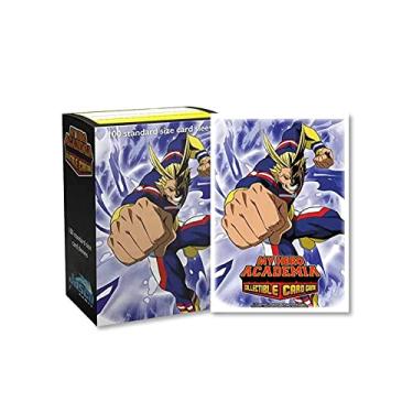 Imagem de Arcane Tinmen Dragon Shield Sleeves – Matte Art: My Hero Academia: All Might Punch 100 CT - MTG Card Sleeves - Compatible with Pokemon, MHA CCG & Magic The Gathering Cards (AT-16035)