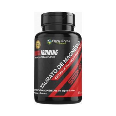 Imagem de Magnésio Taurato 500mg 60 Cápsulas Floral Ervas do Brasil