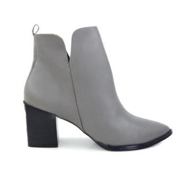 Imagem de Bota Lia Line Cano Baixo Couro Feminina-Unissex