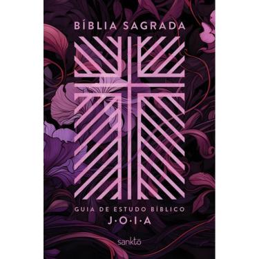 Imagem de Bíblia NVT com Guia de Estudo Bíblico J.O.I.A.: Capa Floral