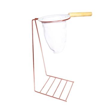 Imagem de Kit Coador de Café + Suporte de Apoio Xicara Caneca - Cobre