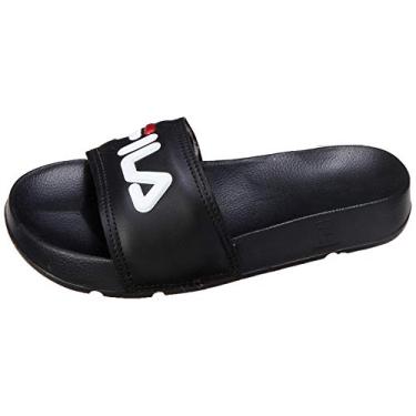 Imagem de Fila Drifter, Chinelo Criança Unissex, Preto/Branco/Vermelho (Black/White/Red), 27