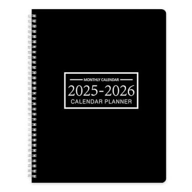 Imagem de Calendário Preto 2025-2026 da Kamoy - PLANNER A4 23 x 28 cm