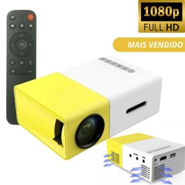Imagem de Mini Projetor Portátil Hdmi 1080P 600 Lúmens Cinema Tv Pc Hd - AL