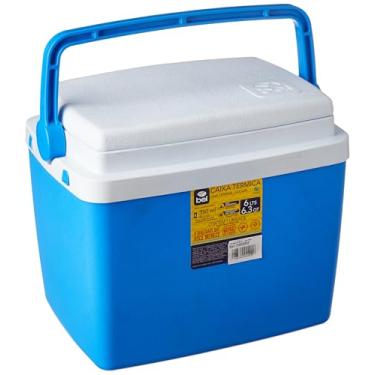 Imagem de Caixa Térmica, 6 Litros, com Alça e Suporte, Azul, Bel