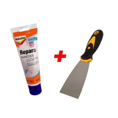 Imagem de Kit Repara Paredes 330g Alabastine + Espátula