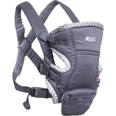 Imagem de Canguru Bolsa Nuk Baby Infantil 12 Posições Carrier Natural Fit 3 em 1