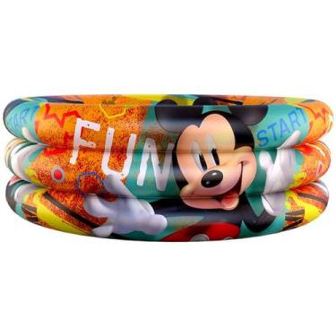 Imagem de Piscina Mickey Mouse Inflavel Redonda Walt Disney 100 Litros - Etitoys