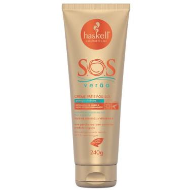 Imagem de Creme Pré e Pós Sol S.O.S Verão Haskell 240g
