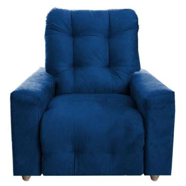 Imagem de Poltrona De Maquiagem Extensão De Cilios  sobrancelhas Confort Marinho