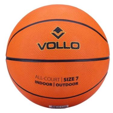 Imagem de Bola de Basquete Vollo Tamanho 7 Indoor Outdoor Laranja