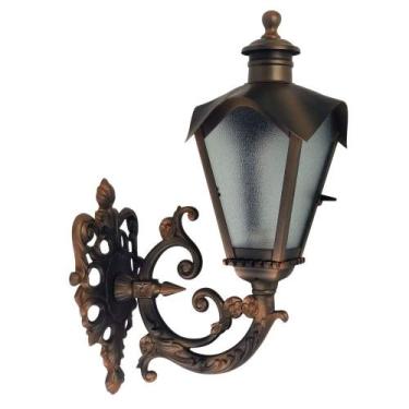 Imagem de Arandela Colonial Sinha de Ferro Cobre 1E27 1513P - PARIS LUZ